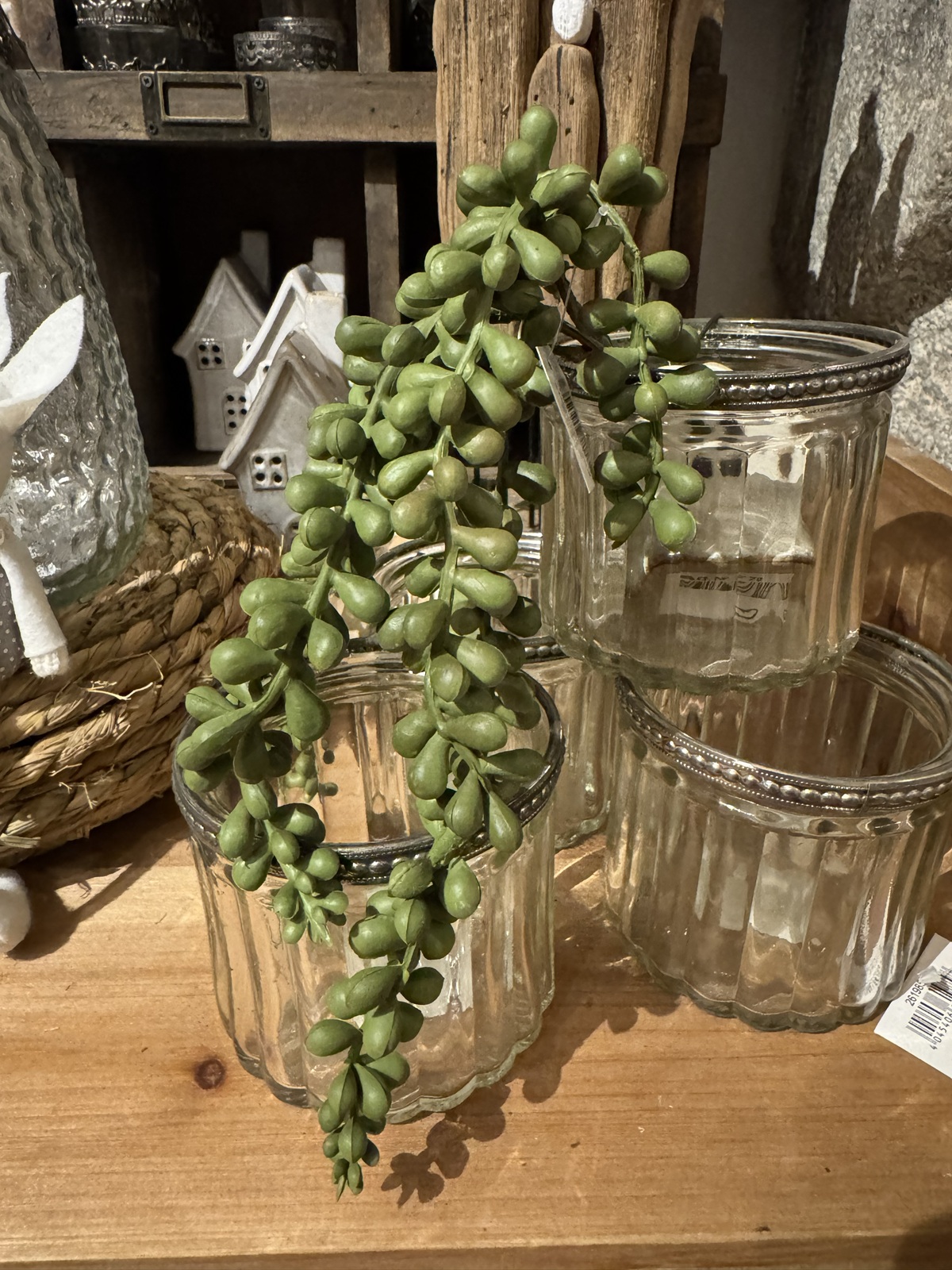 Kunstpflanze Agave hängend - Länge ca. 30 cm
