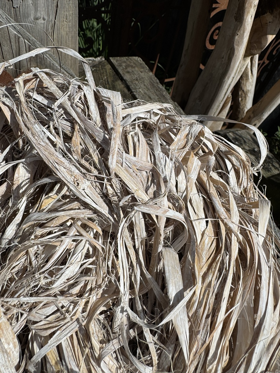 Malvenfaser White washed - 300g / Grundpreis 53 €/kg