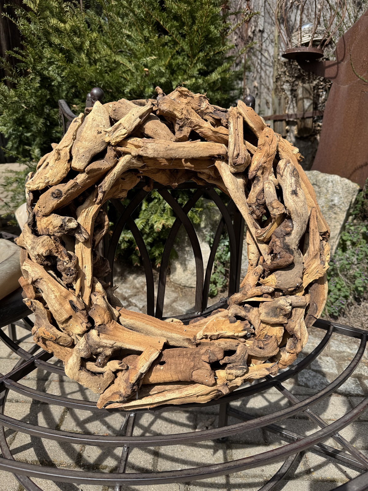Kranz Wurzelstücke naturbelassen - Durchmesser 45 cm