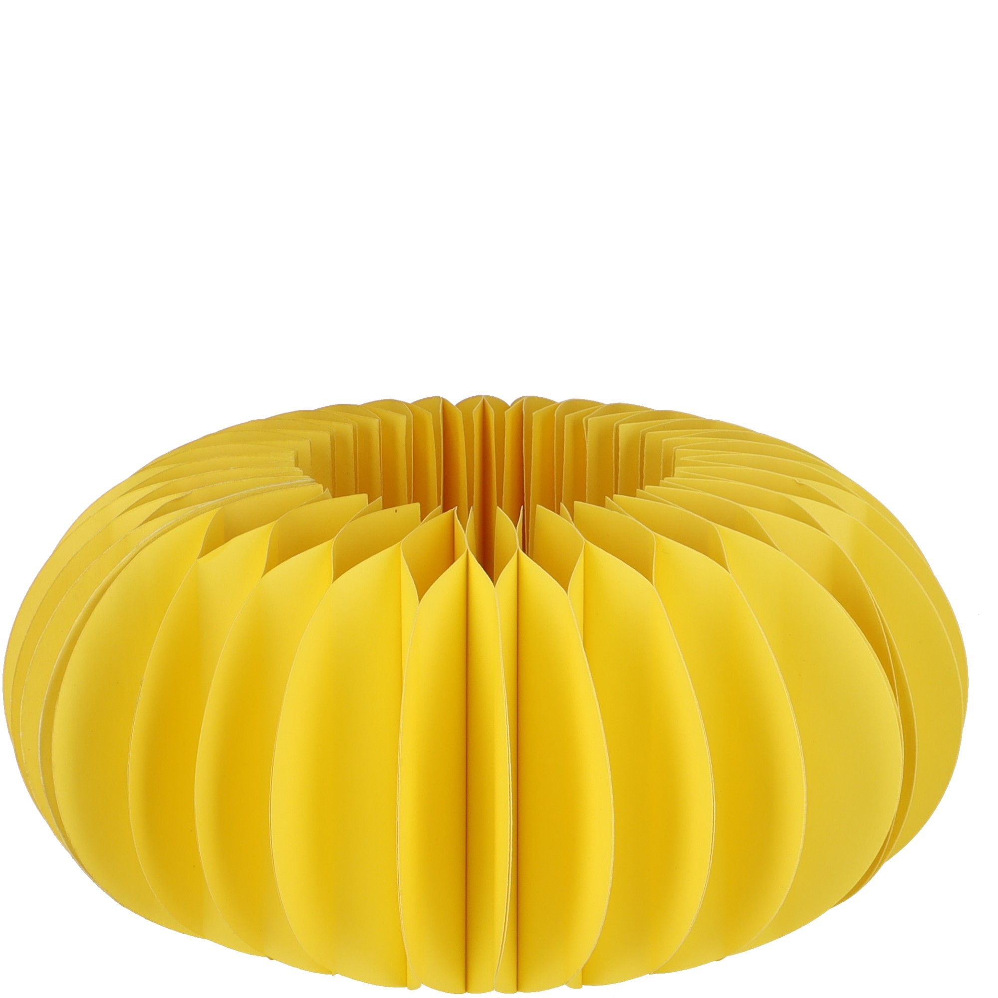 Papiersockel Gelb klein - Durchmesser 22 cm