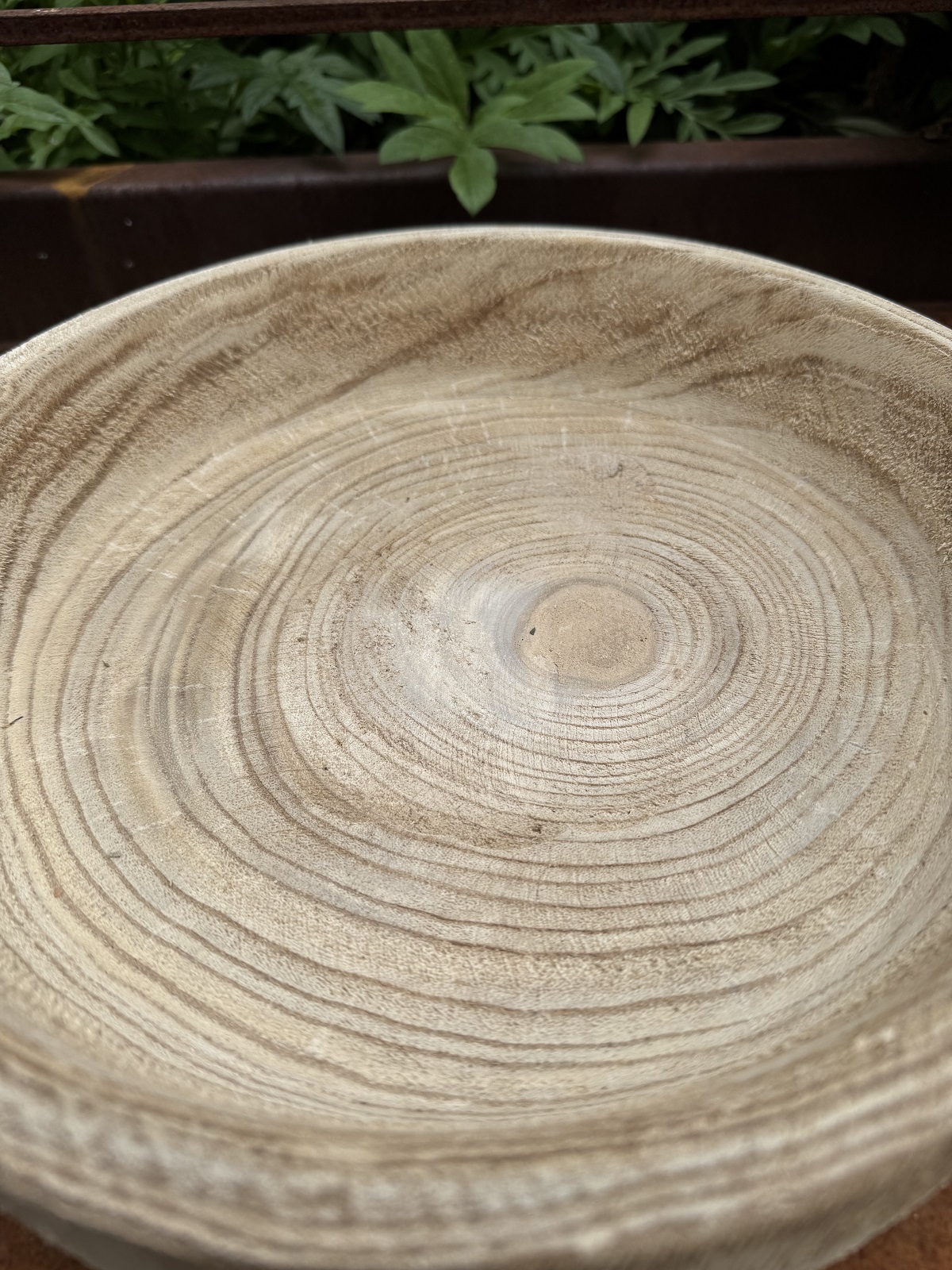 Holz Schale Blair runde Form - Durchmesser 30 cm