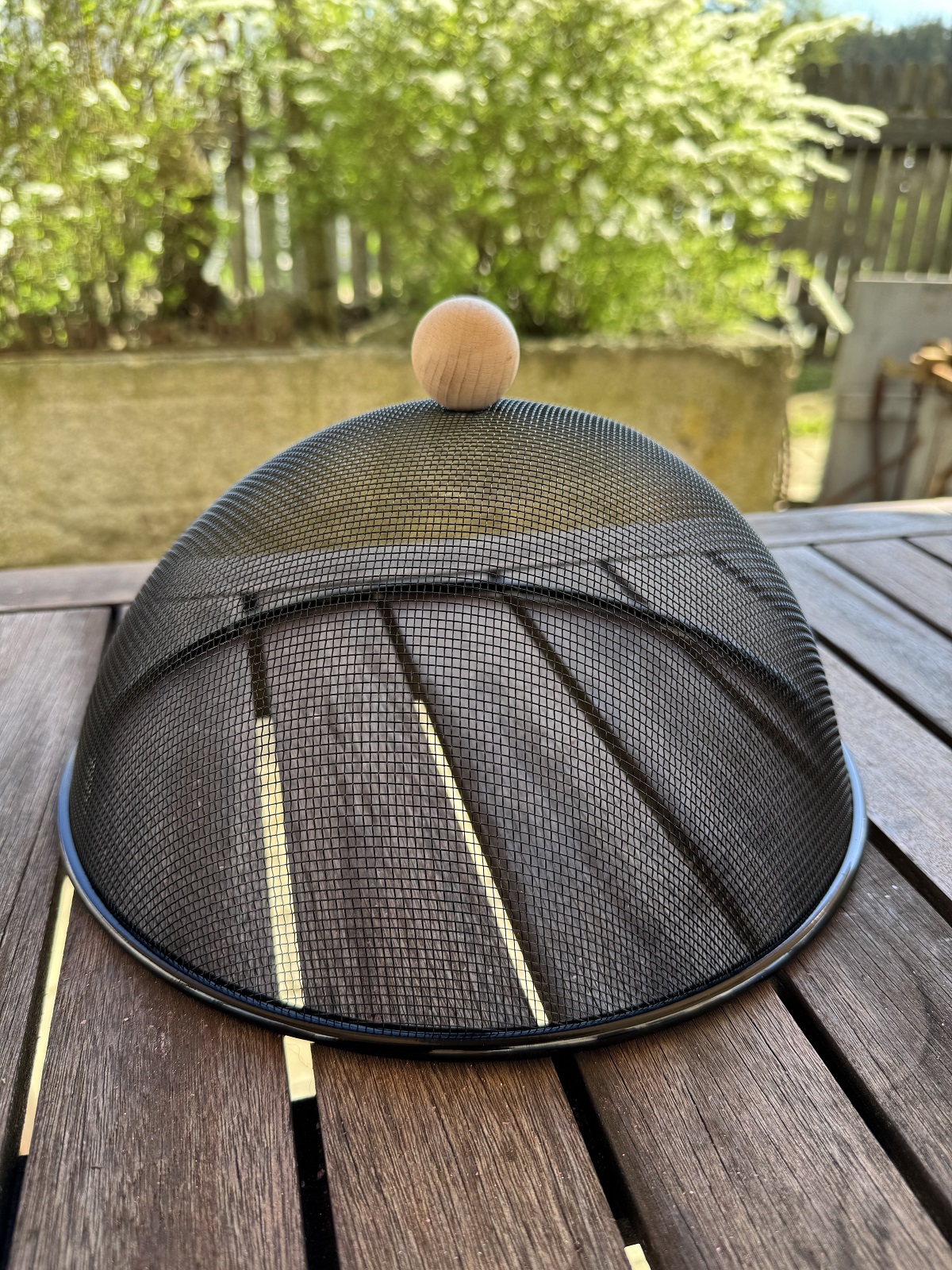 Fliegenhaube schwarz klein - Durchmesser 30 cm