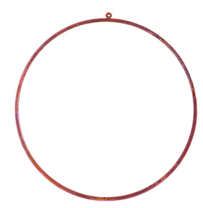 Edelrost Deko-Ring groß zum Hängen - Durchmesser 50 cm | 087913