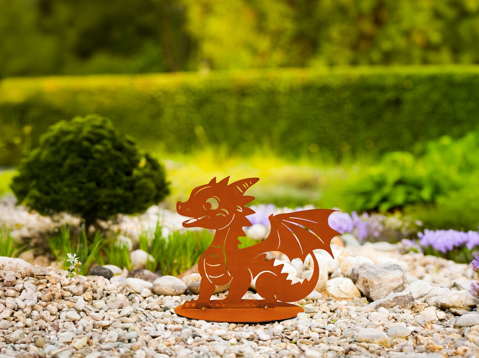 Edelrost Baby Drache Suki - Höhe 20 cm