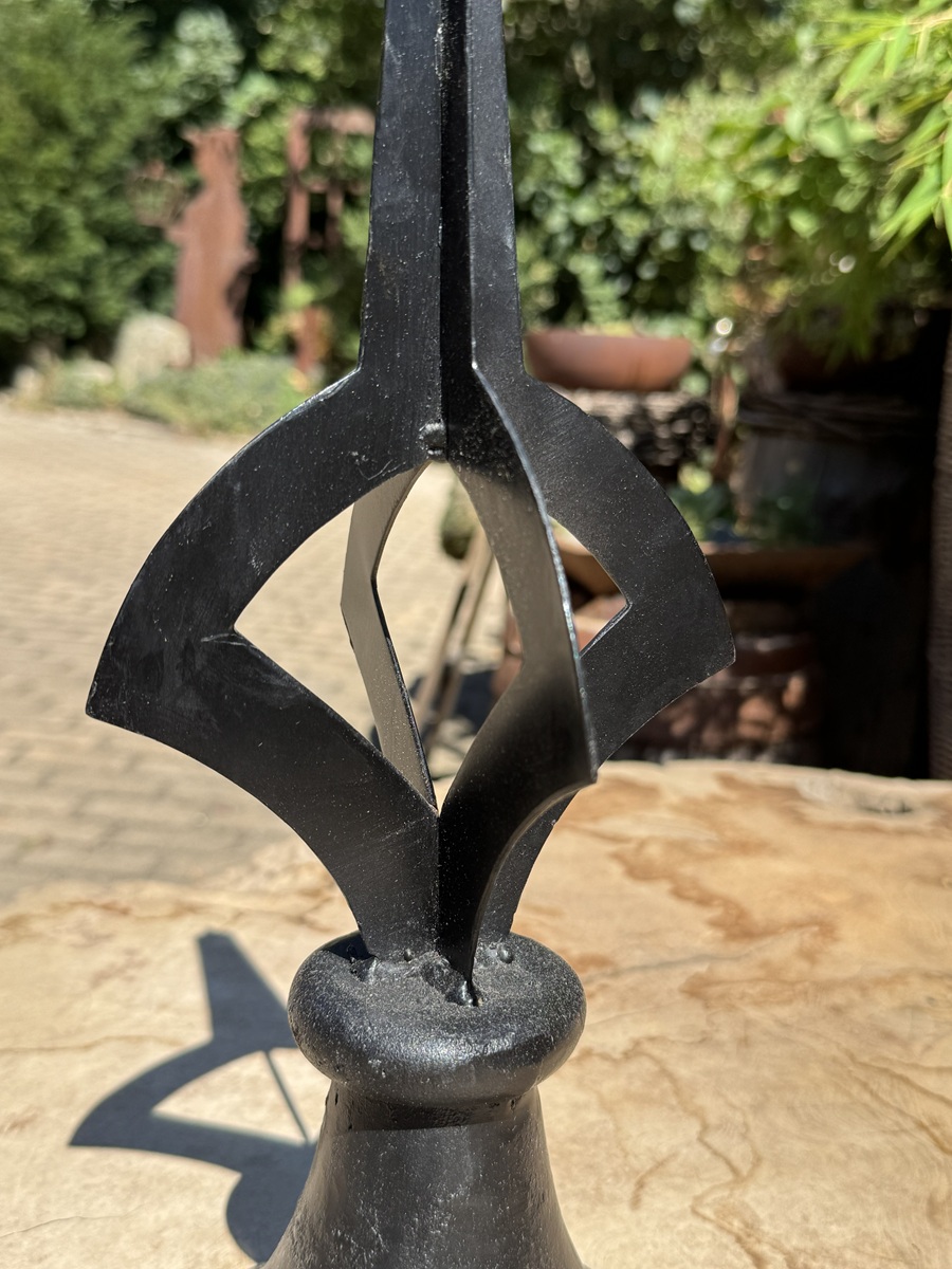 Vintage Eisen Turmspitze Schwarz - Höhe ca. 36 cm