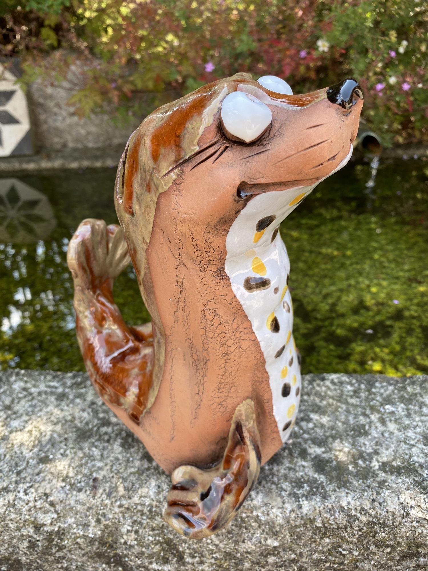 Keramik Robbe Richy - Höhe 22 cm