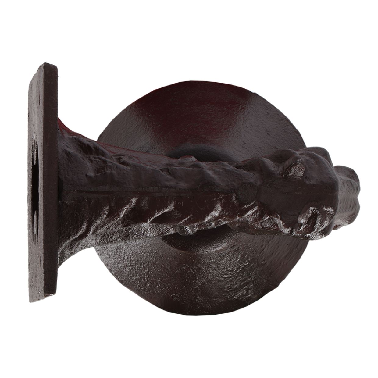 Gusseisen Türglocke Pferdekopf - Höhe 34 cm