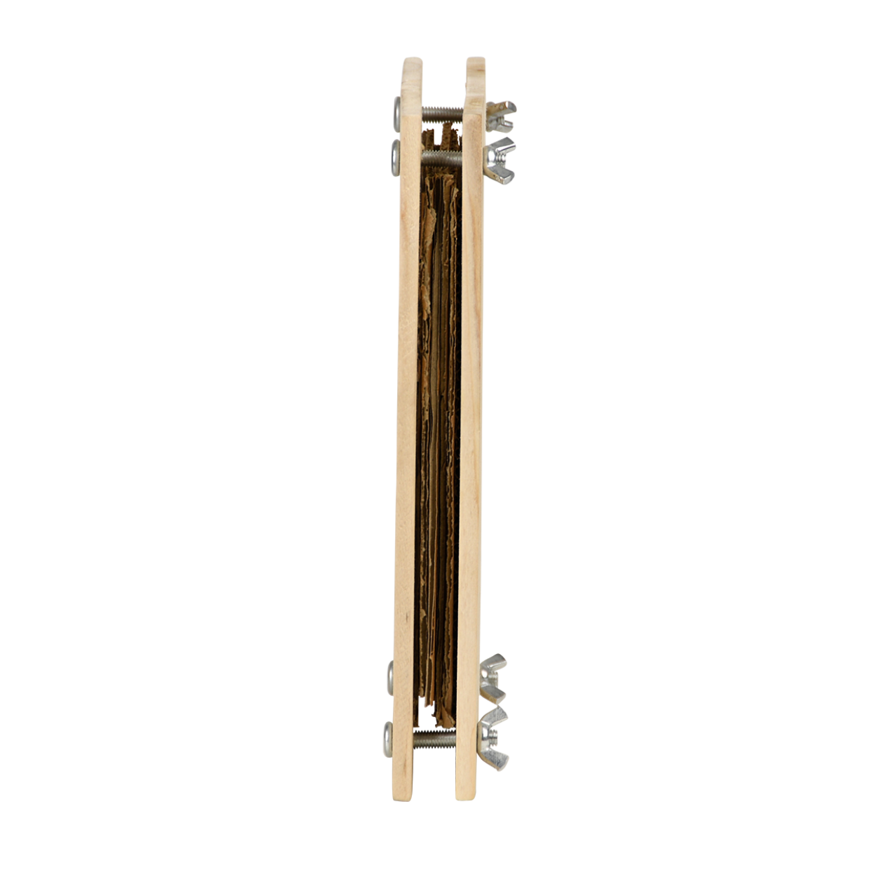 Holz Blumen- und Kräuterpresse mit Schrauben - Breite 23 cm