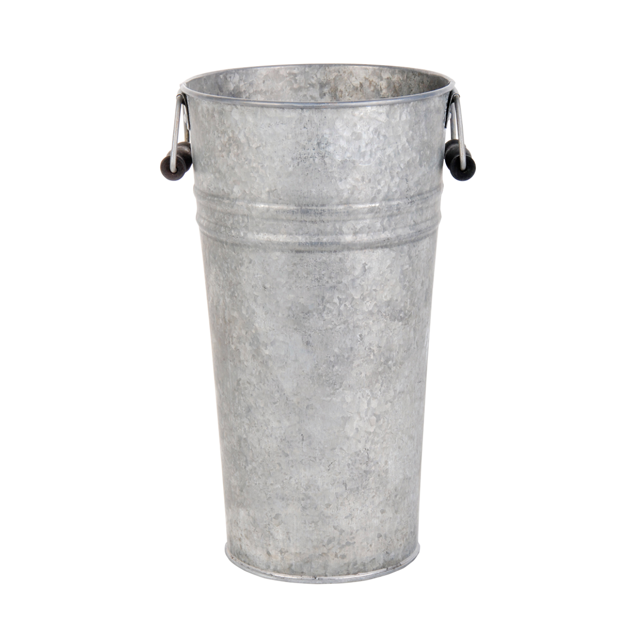 Zink Vase mit seitlichen Henkeln - Höhe 30 cm