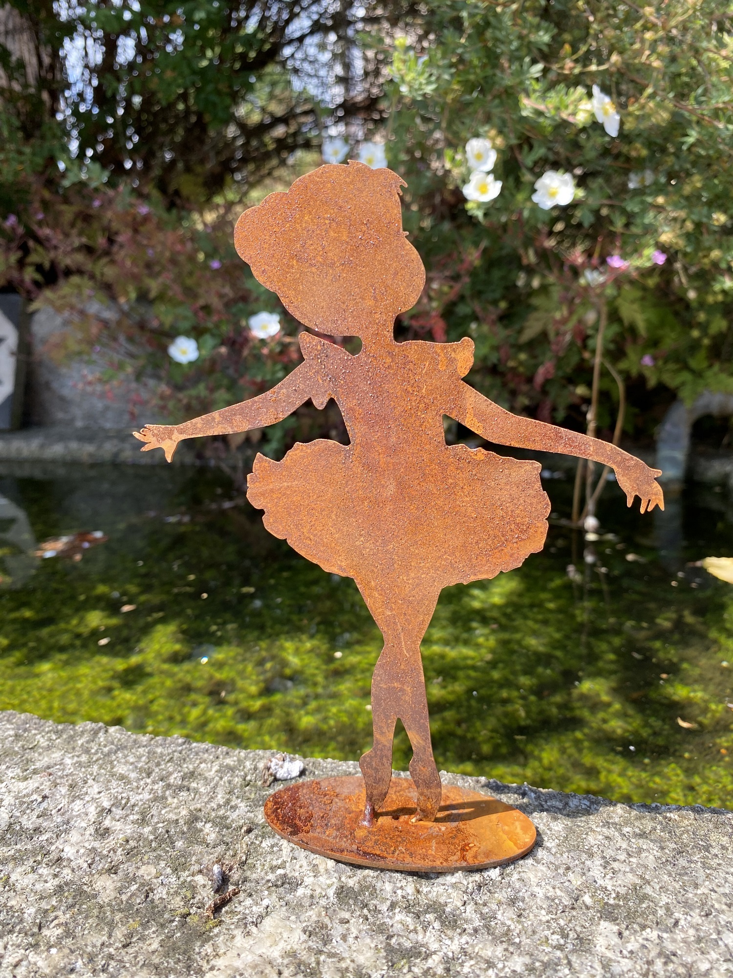 Edelrost Mini Ballerina Belinda tanzend - Höhe 18 cm