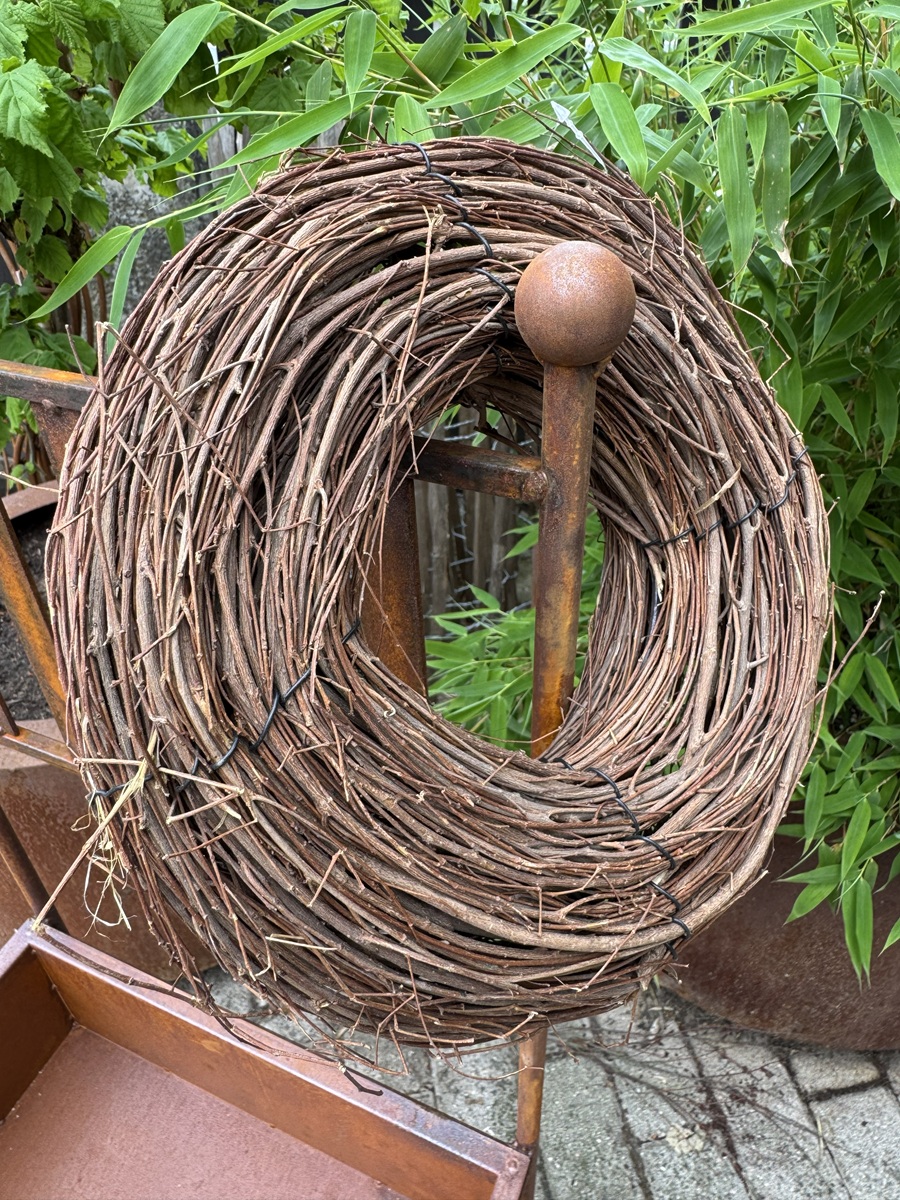 Naturkranz Rattan braun - Durchmesser 30 cm