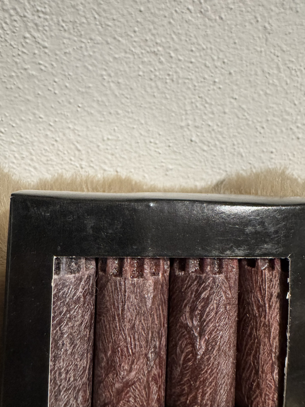 4 Stearin Stabkerzen 250 x 22 mm - Anthrazitbraun