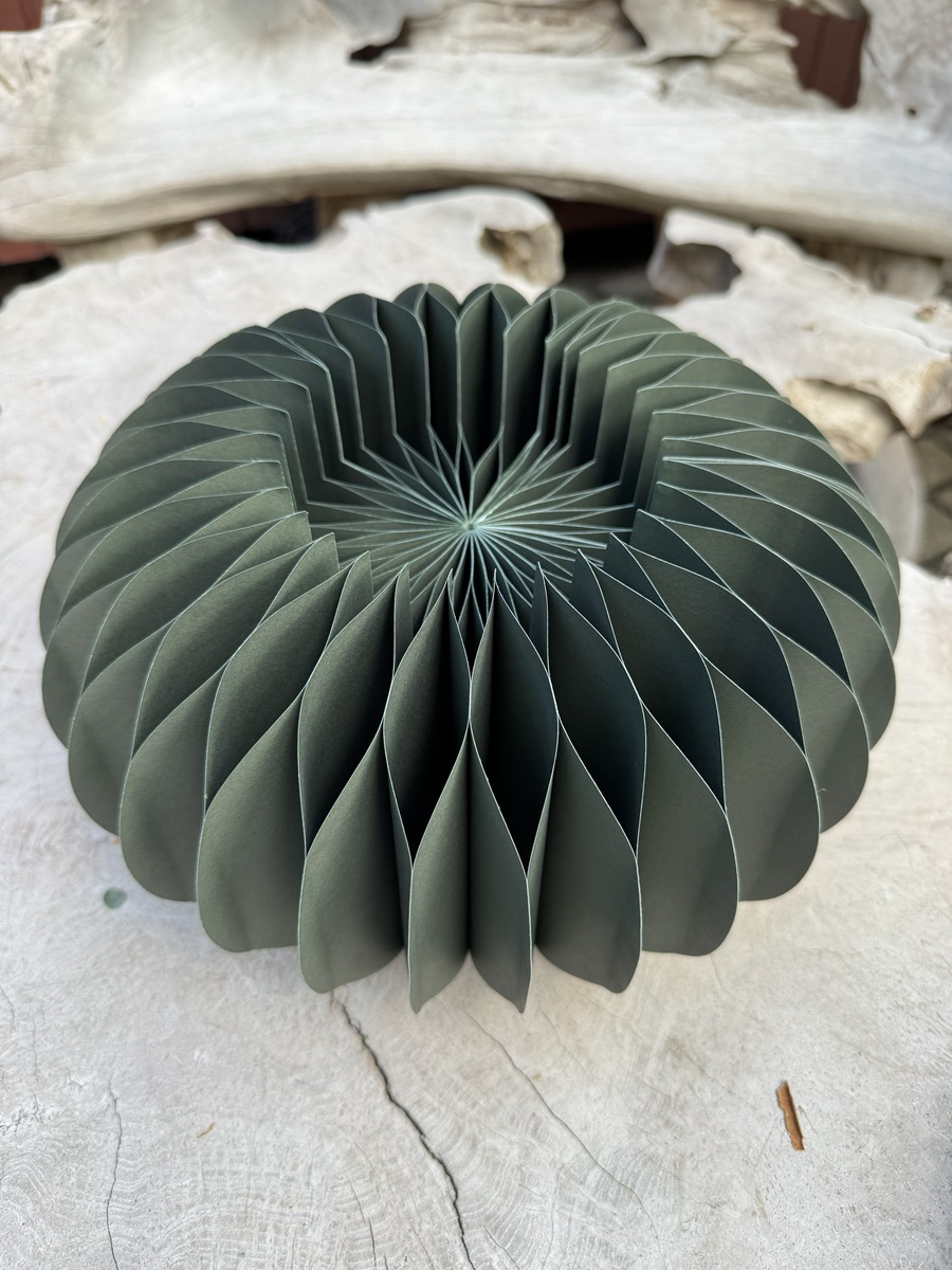 Papiersockel Dunkelgrün - Durchmesser 28 cm
