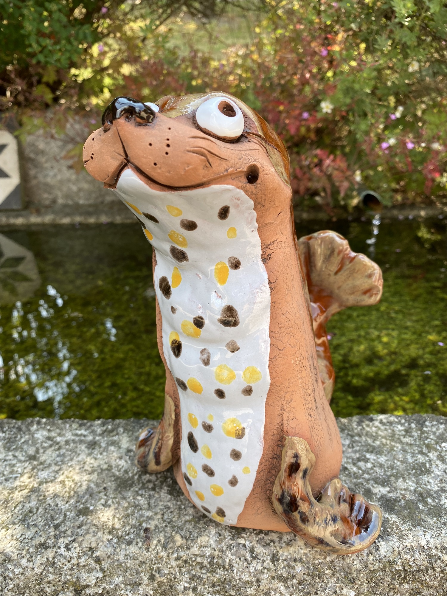 Keramik Robbe Richy - Höhe 22 cm