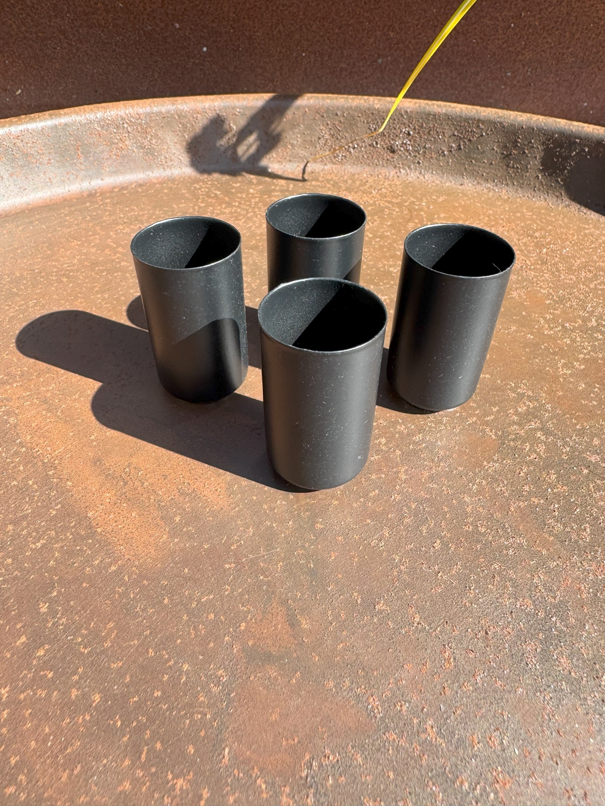 Magnetische Kerzenhalter Zink Grau