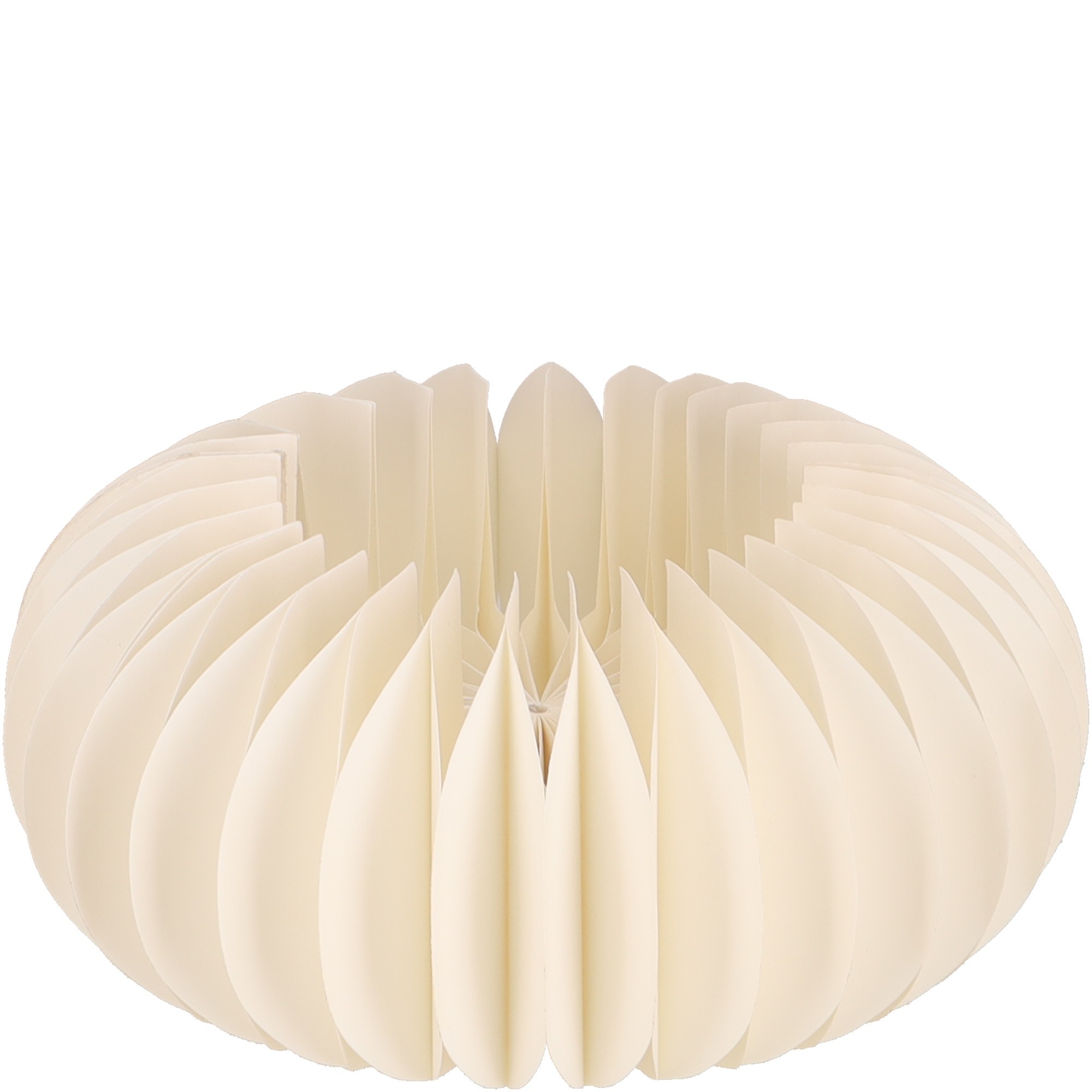 Papiersockel Cremeweiß mittel - Durchmesser 28 cm