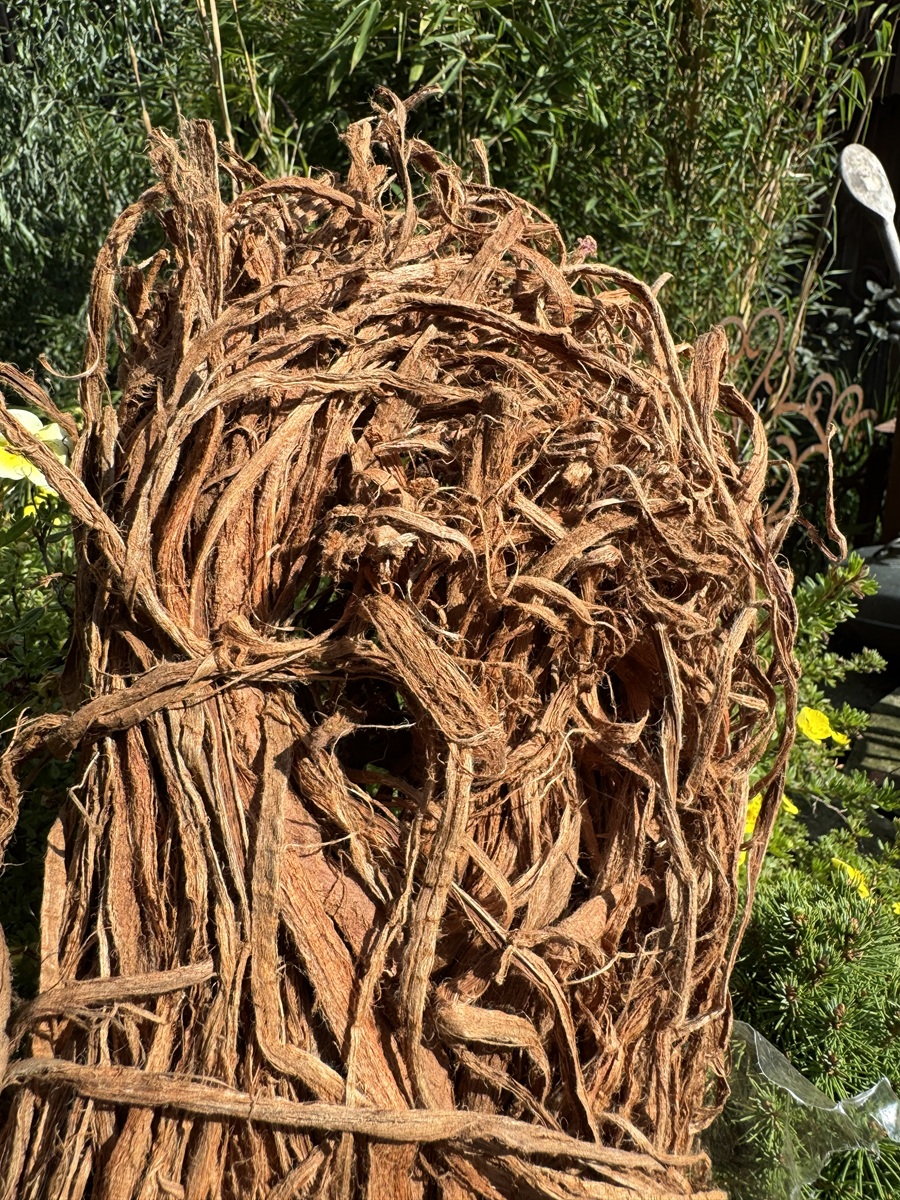 1 Beutel Raffia Curled Naturfarben - 500g / Grundpreis 39,80 €/kg