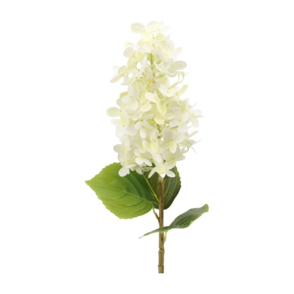 Kunstblume Rispenhortensie weiß Soft Touch - Höhe 60 cm