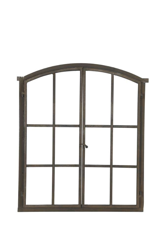 Rostoptik Fenster für die Wand zum öffnen - Höhe 69 cm