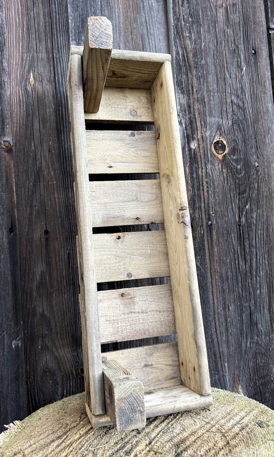 Blumensteige altes Holz - Länge 50 cm