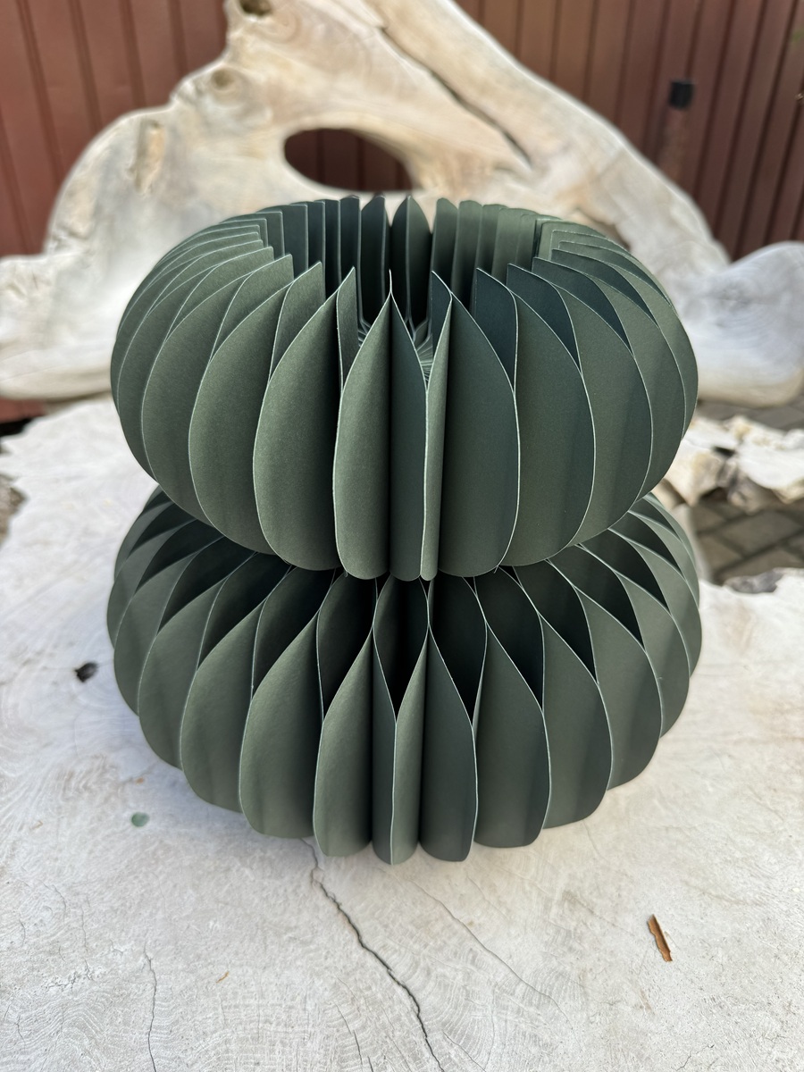Papiersockel Dunkelgrün - Durchmesser 28 cm