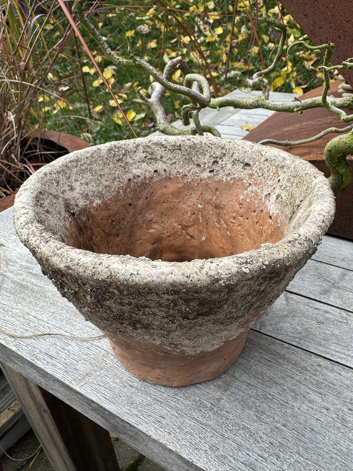 Harz Topf Zement mittel  - Durchmesser 16 cm