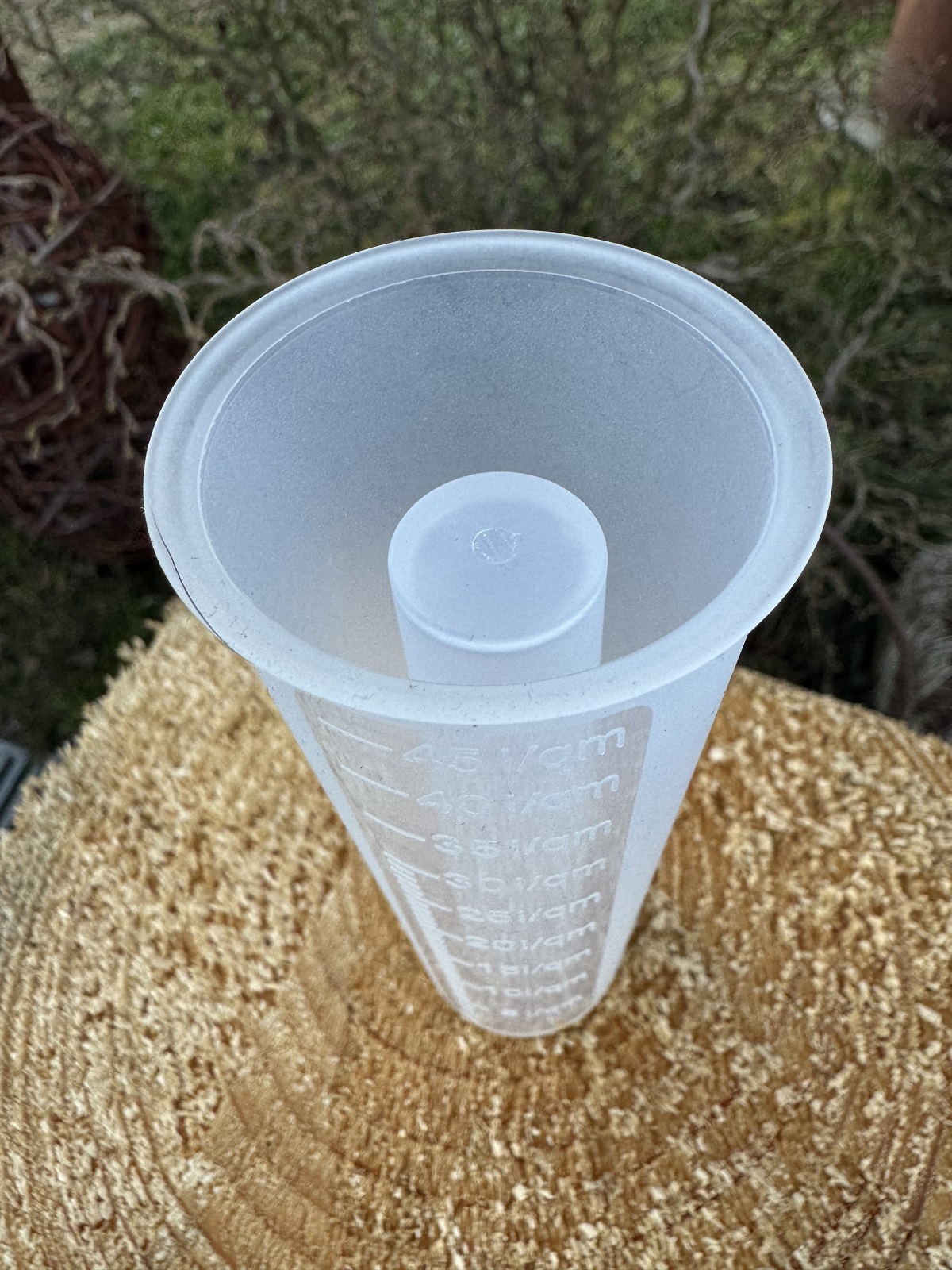 Regenmesser aus Silikon - Höhe 12 cm