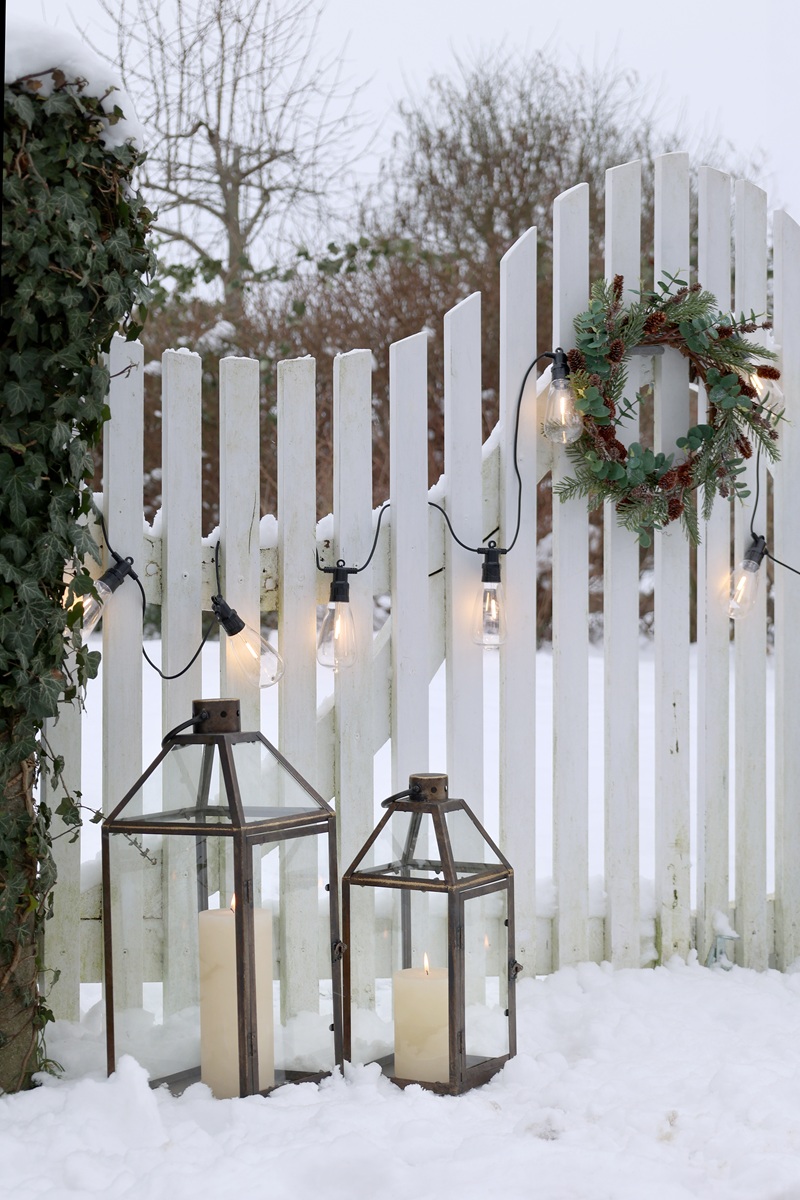 Outdoor Lichterkette mit 10 Glühbirnen - Länge 300 cm