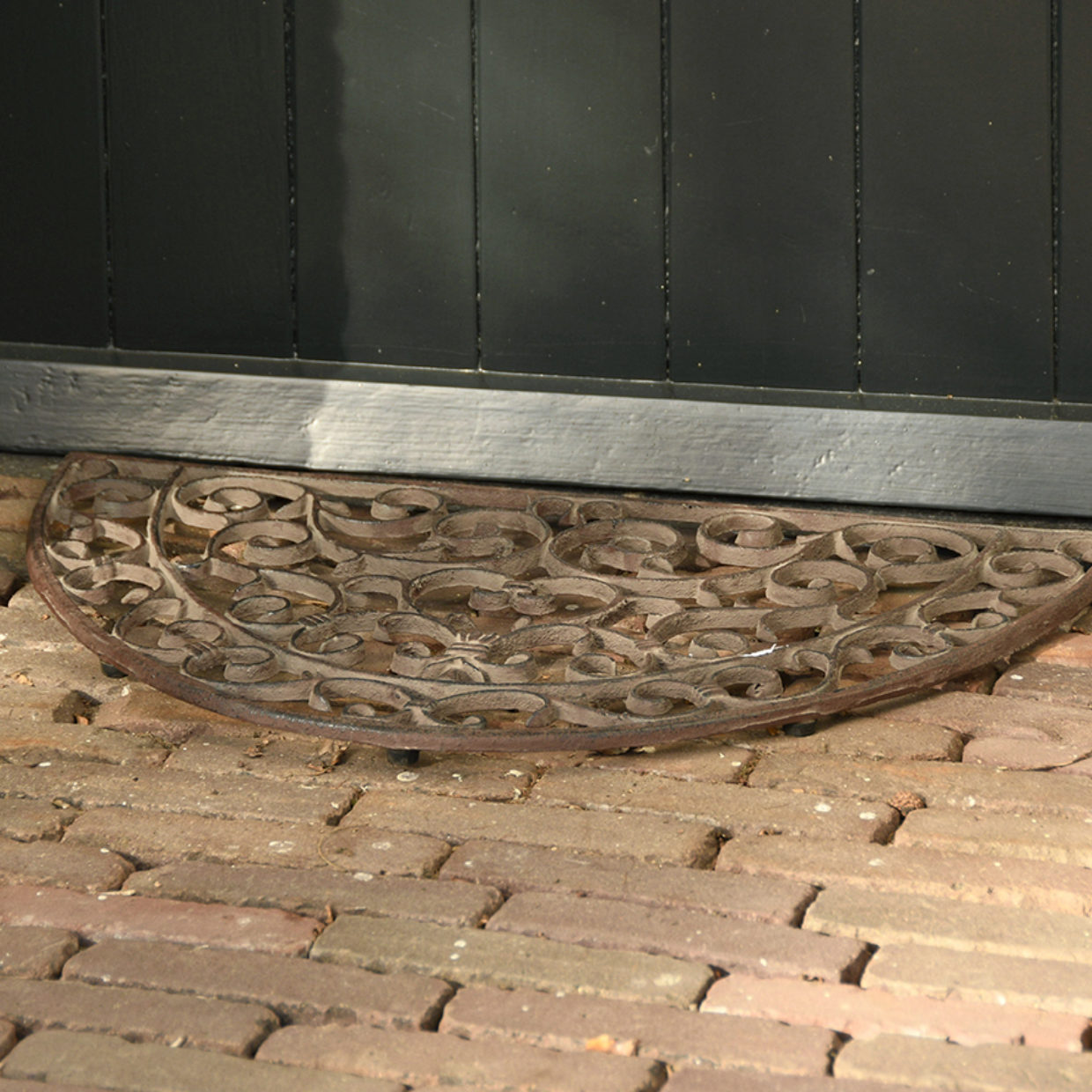 Gusseisen Türmatte halbrund - Länge 66,9 cm
