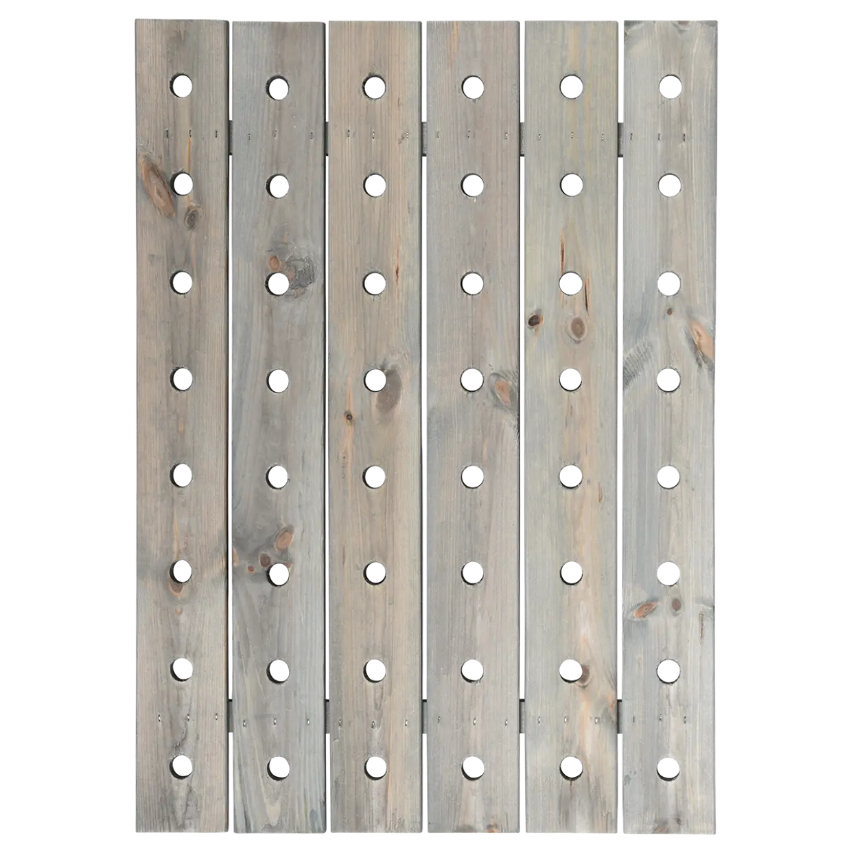Holz Steckbrett für die Wand - Höhe 78 cm