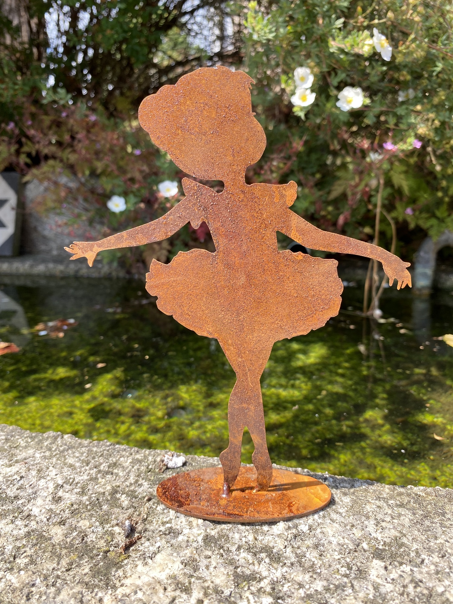 Edelrost Mini Ballerina Belinda tanzend - Höhe 18 cm