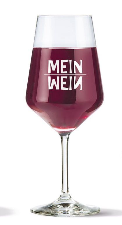 Weinglas mit Spruch - MEIN WEIN | 46809