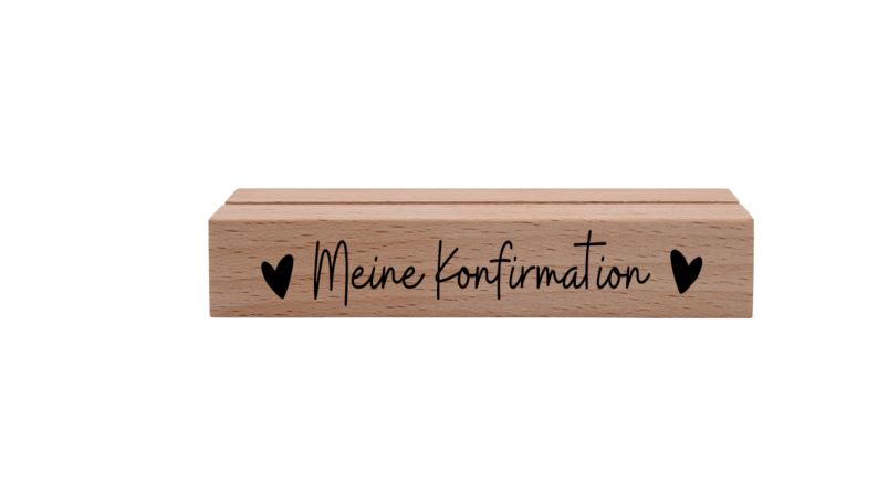Kartenhalter Meine Konfirmation - 10 cm
