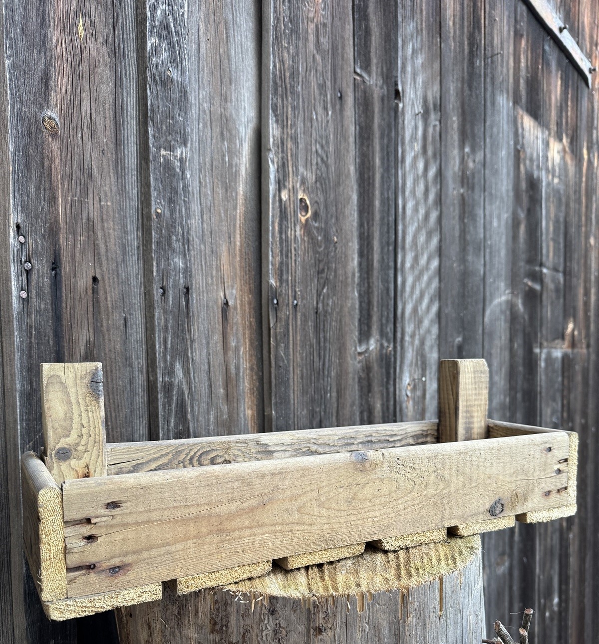 Blumensteige altes Holz - Länge 50 cm