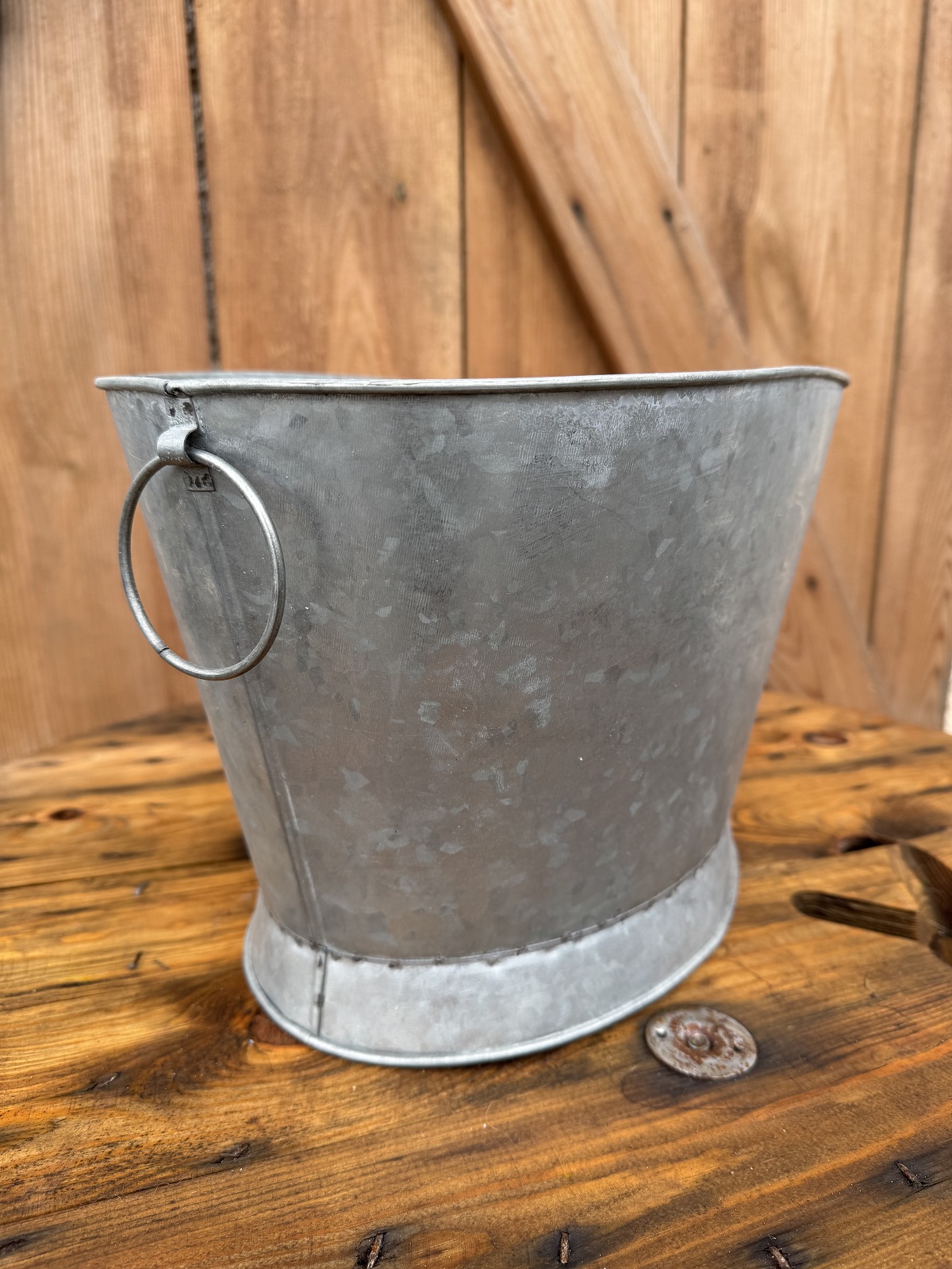 Zink Wanne Salerno mittel zum bepflanzen - Höhe 27 cm
