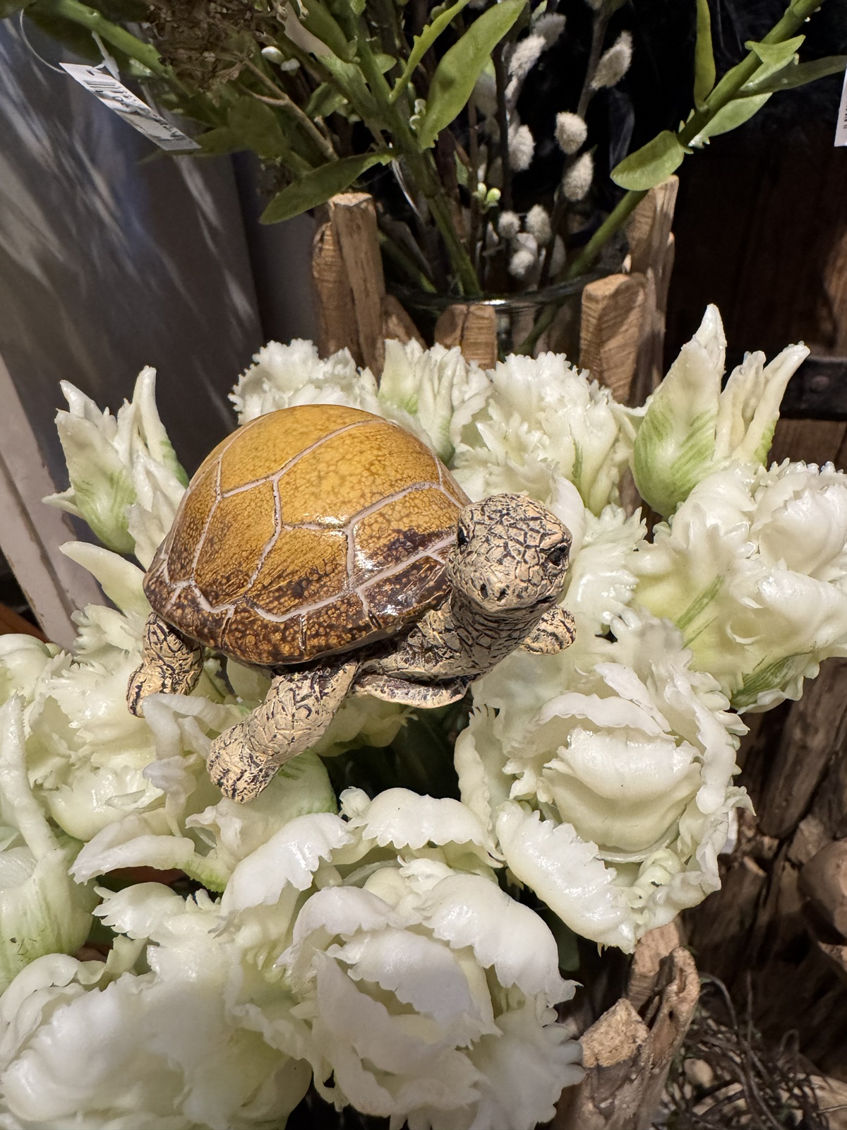 Steingut Schildkröte Luis - Höhe 5 cm