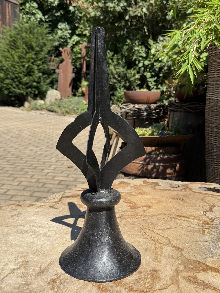 Vintage Eisen Turmspitze Schwarz - Höhe ca. 36 cm