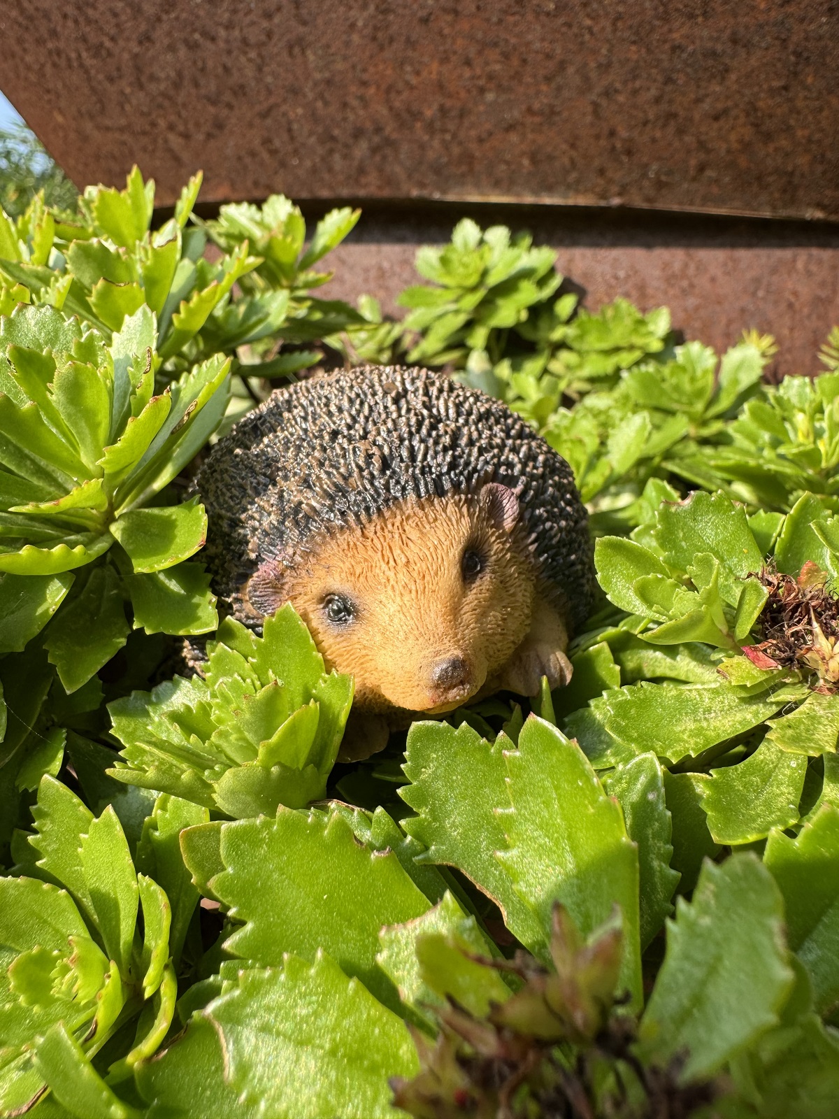 Polyresin Igel - Länge 8,5 cm