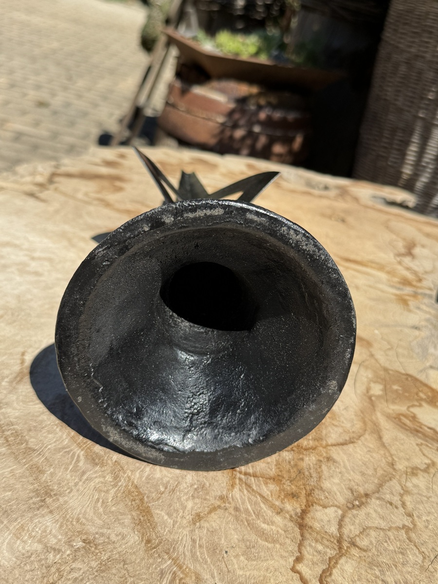 Vintage Eisen Turmspitze Schwarz - Höhe ca. 36 cm