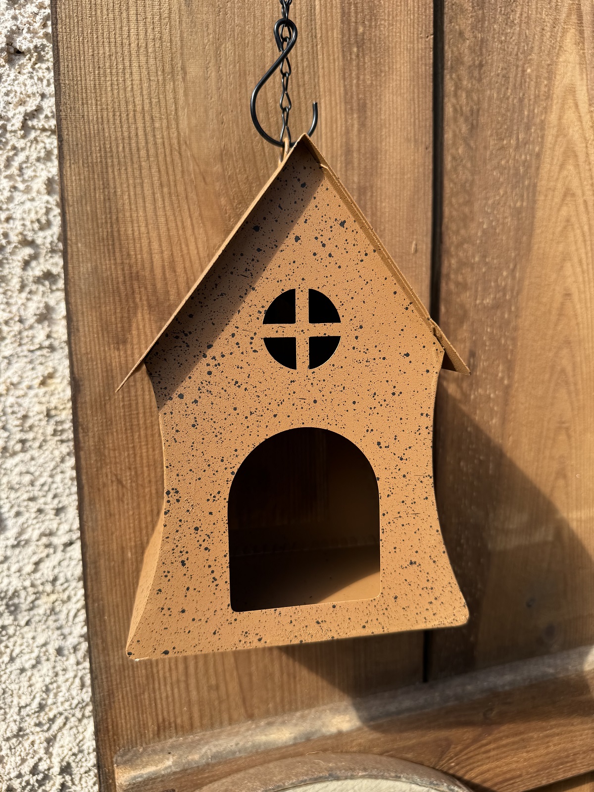 Rostoptik Vogelhaus / Futterstation Lilu - Höhe 22 cm