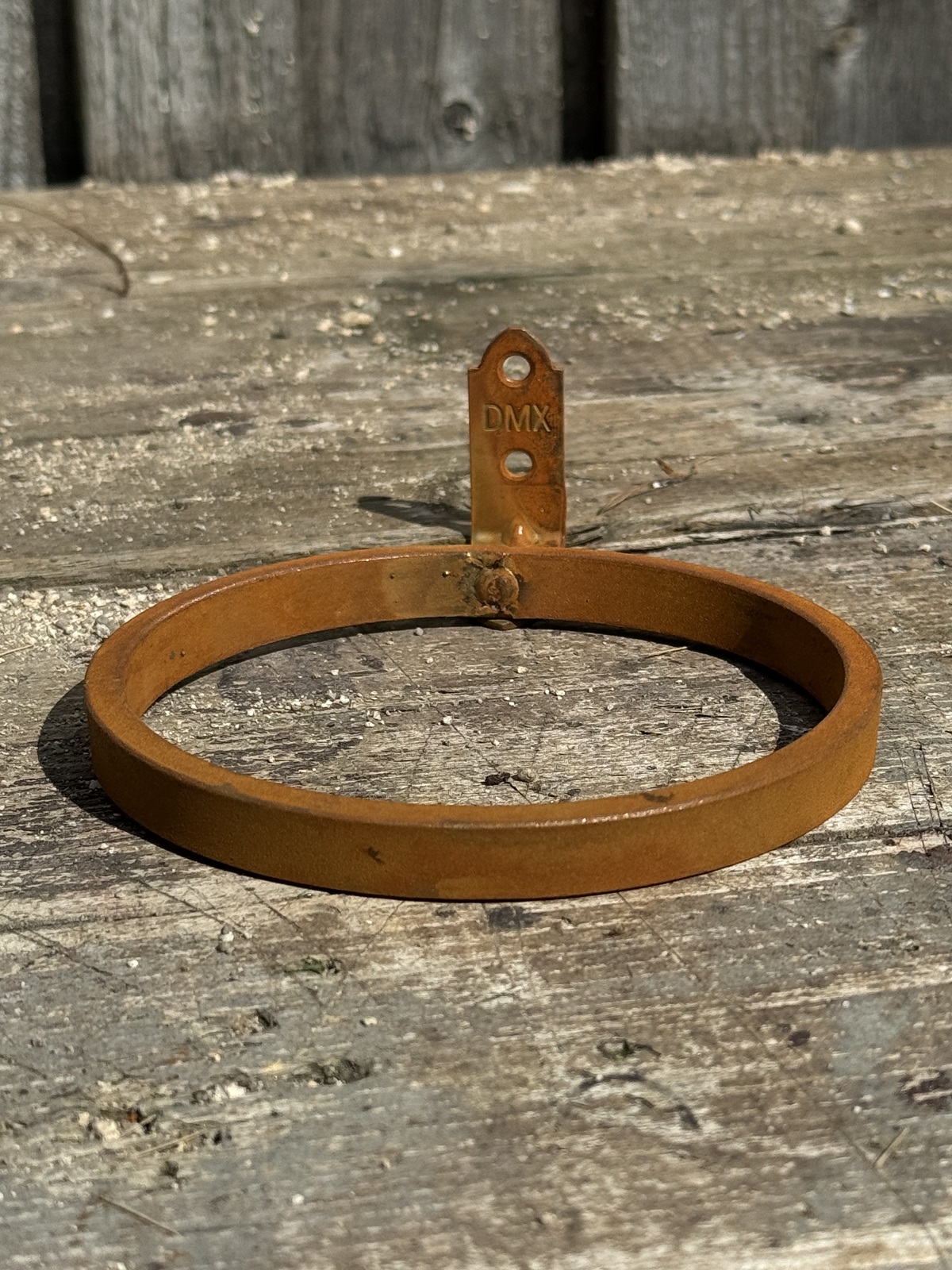 Edelrost Wandhalter für Blumentöpfe