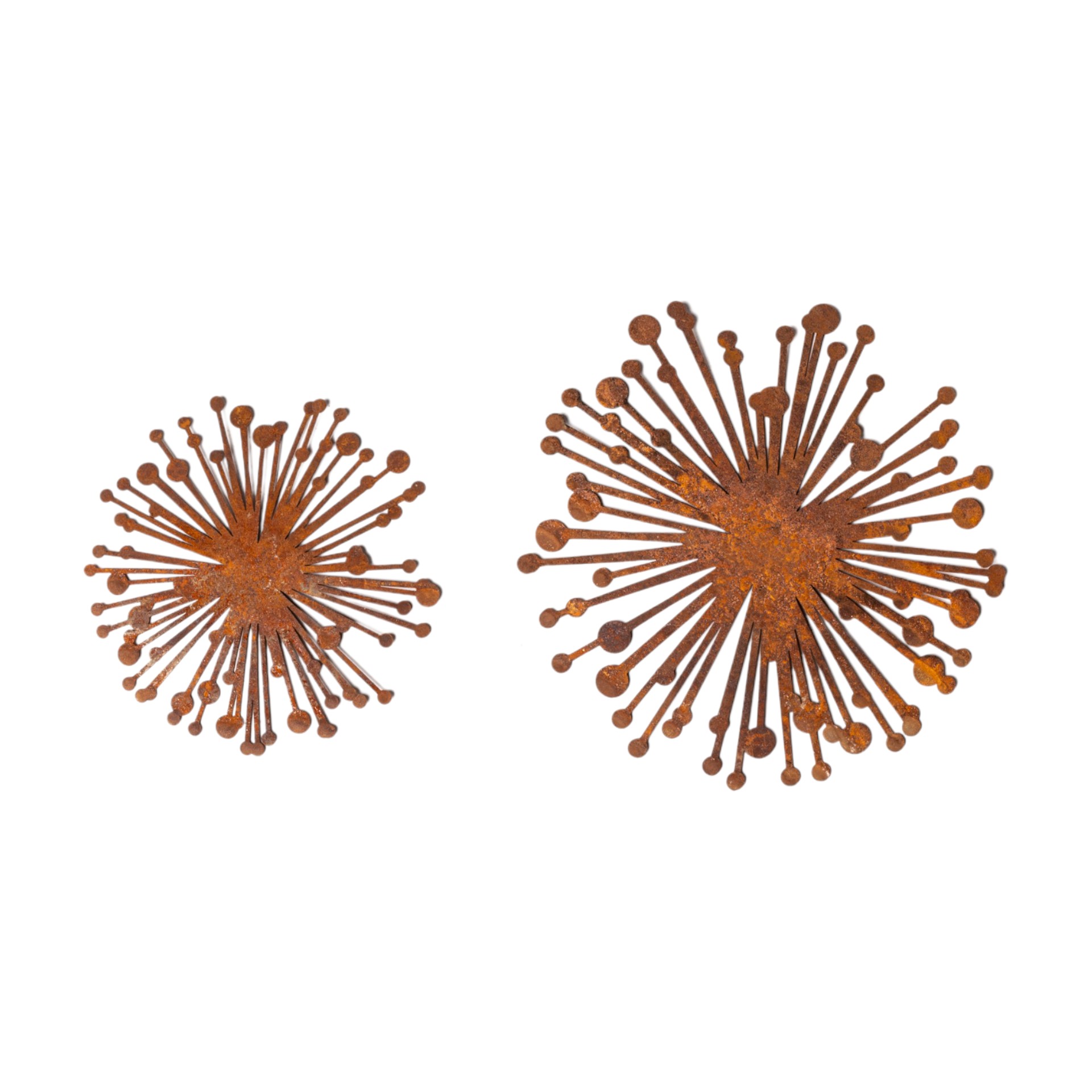 Edelrost Allium zum Hängen groß - Durchmesser 16 cm