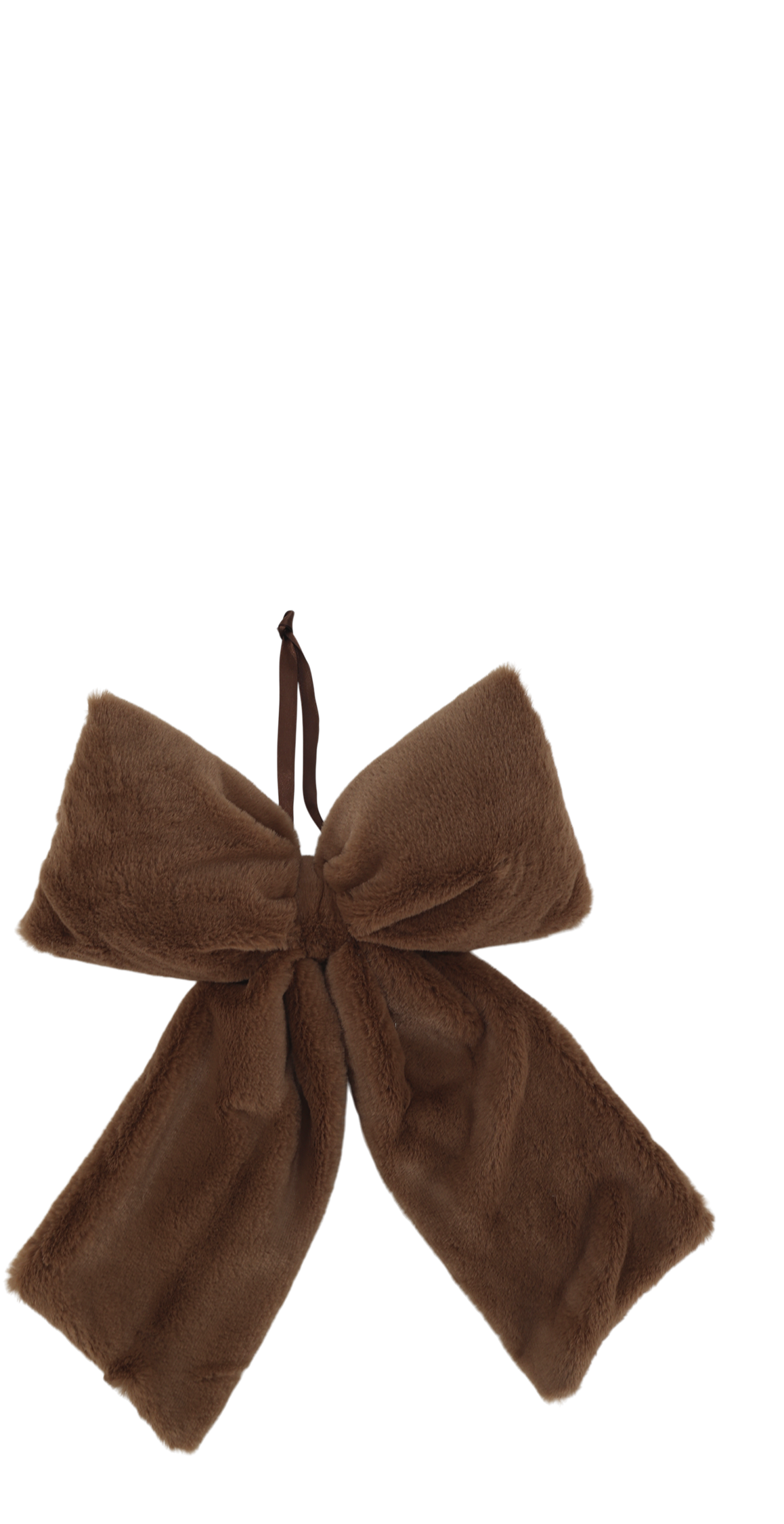 Plüsch Schleife Mocca zum Hängen - Höhe ca. 36 cm