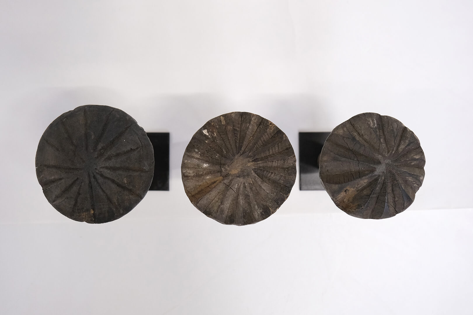 Skulptur aus altem Holzbutterstampfer - Höhe ca. 35 cm