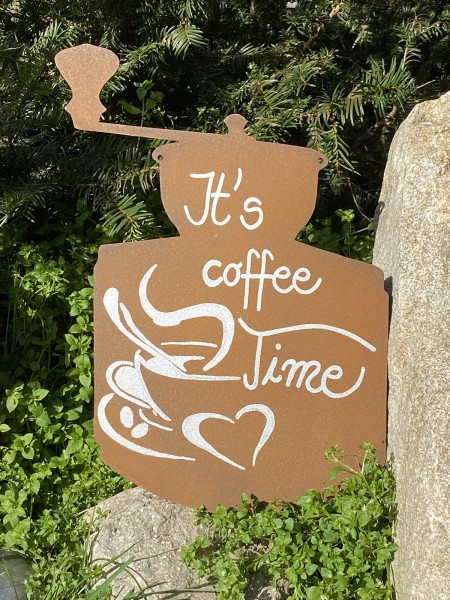 Edelrost Tafel Kaffeemühle - It`s Coffee Time